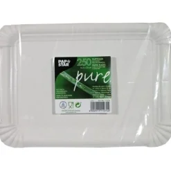 PAPSTAR 250 Pappteller pure 23,0 x 16,5 cm
