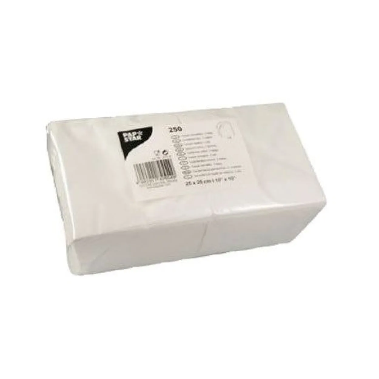 PAPSTAR Servietten weiß 2-lagig 12,5 x 12,5 cm 250 St.