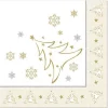 PAPSTAR Servietten X-Mas Elegance Weihnachtsbaum, gold 50 St.