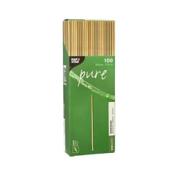 PAPSTAR 100 Strohhalme pure braun