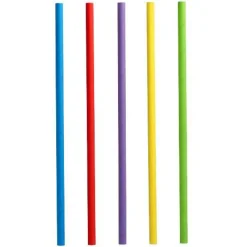 PAPSTAR 100 Strohhalme pure farbsortiert (88481)