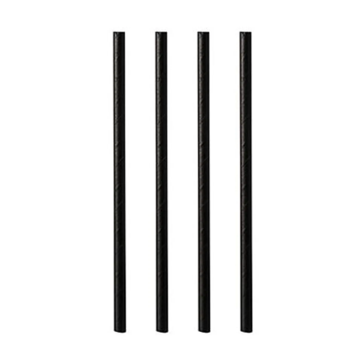 PAPSTAR 100 Strohhalme pure schwarz