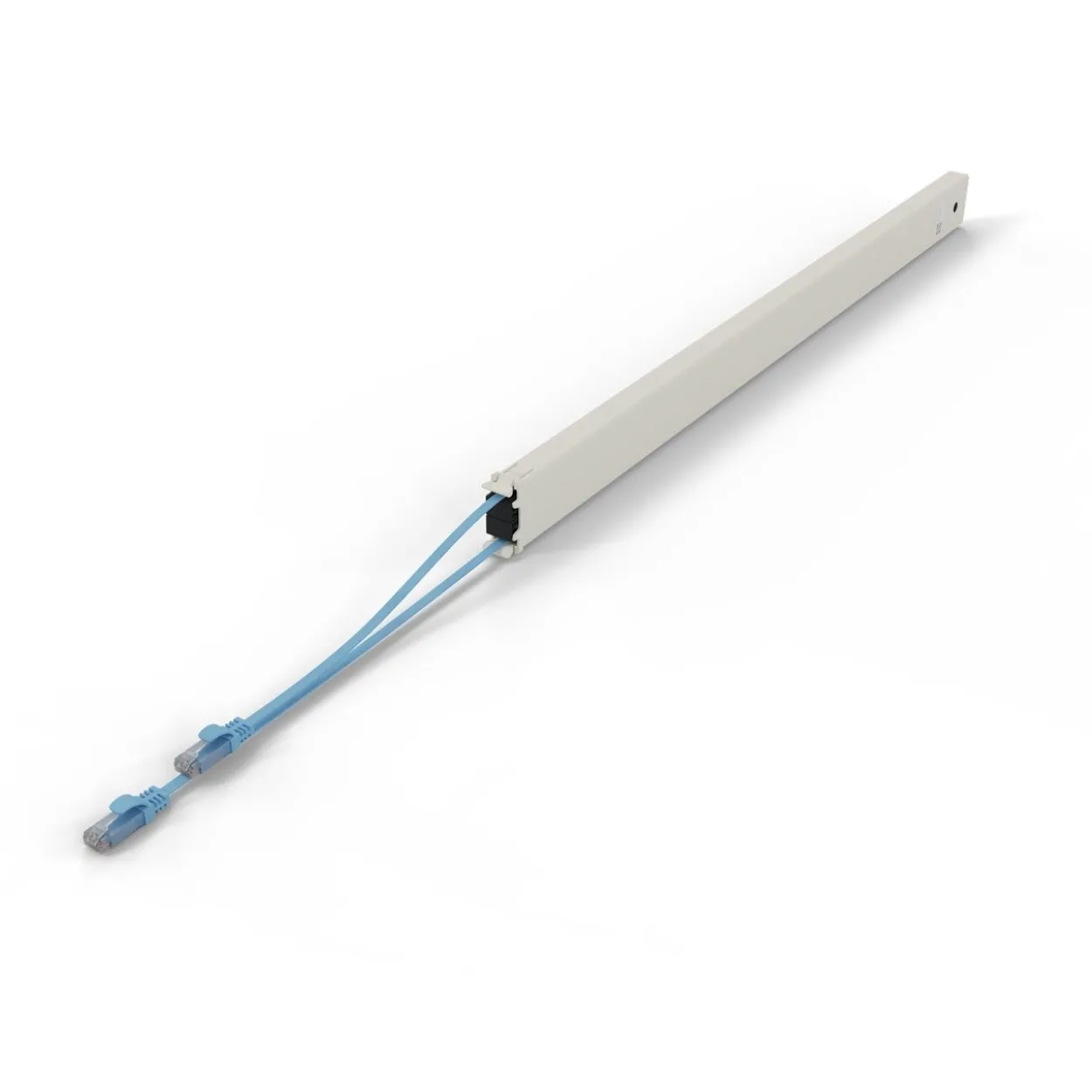 Patchbox Kassette Cat 6A 46HE UTP 2,5m blau