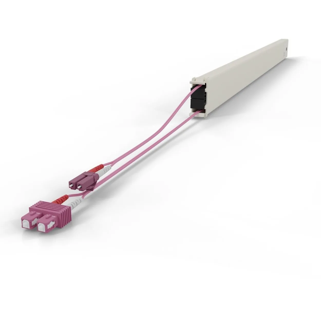 Patchbox Kassette Glasfaser 46HE OM4 LC-SC 2,5m