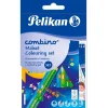 Pelikan Ausmal-Set Combino, Block + 12 Buntstifte