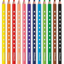 Pelikan Dreikant-Buntstifte Silverino dick, 12er Kartonetui