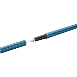 Pelikan Füllhalter Ineo Element P6 Metall-Etui Petrol-Blau