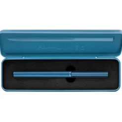 Pelikan Füllhalter Ineo Element P6 Metall-Etui Petrol-Blau