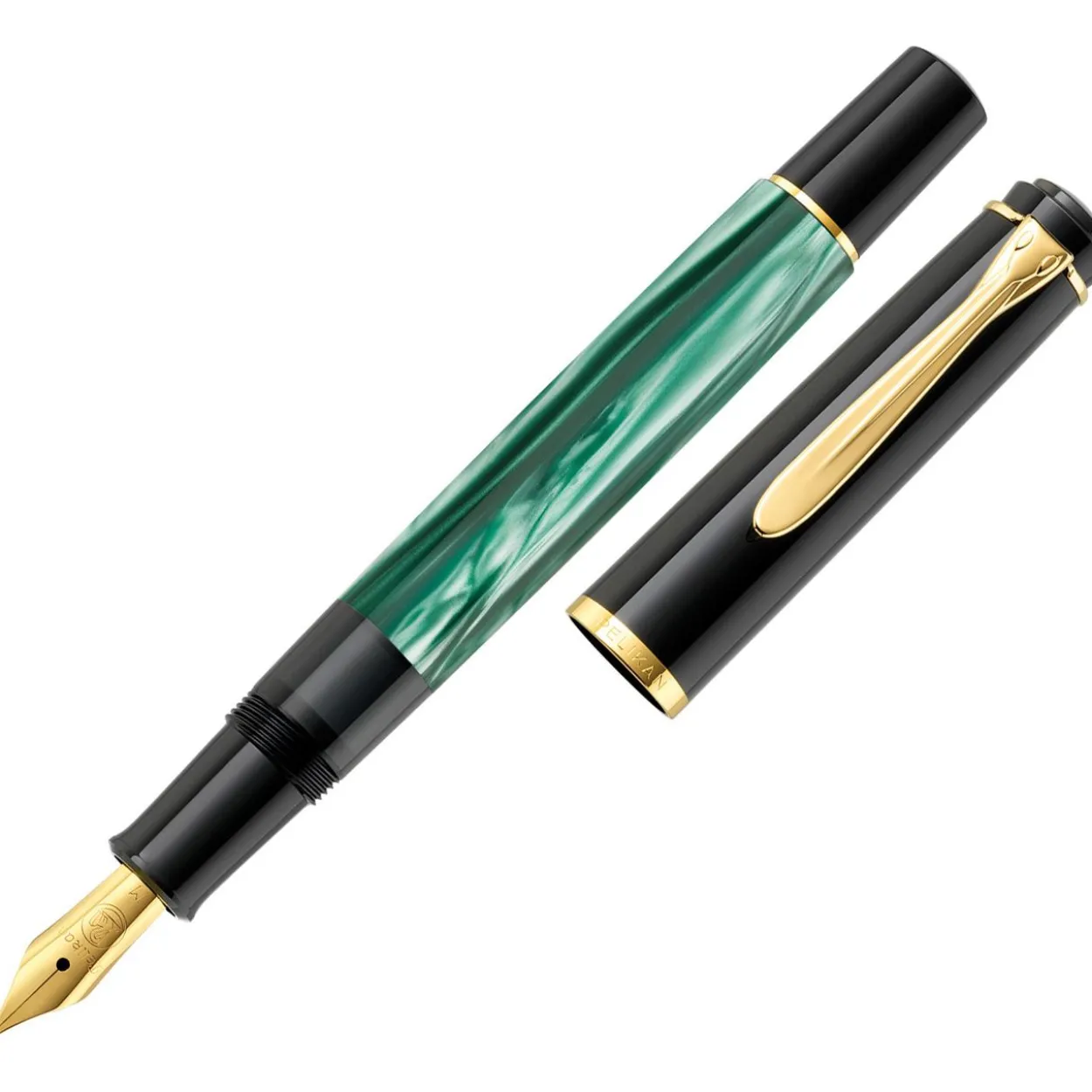 Pelikan Füllhalter M200 Grün-Marm. M Geschenkbox
