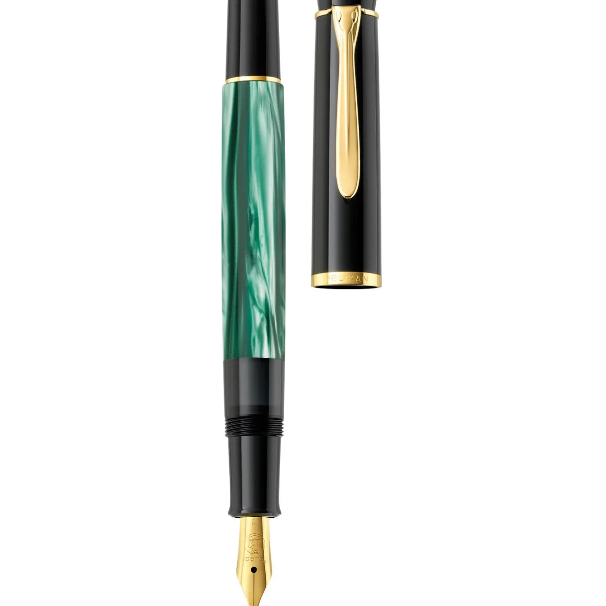 Pelikan Füllhalter M200 Grün-Marm. M Geschenkbox