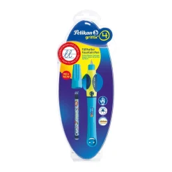 Pelikan griffix Füllhalter Neon Fresh Blue, für Rechtshänder
