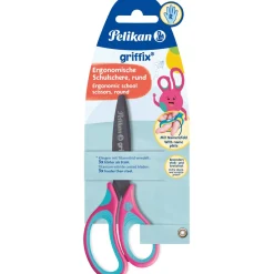 Pelikan griffix Schulschere rund Rechtshänder LovelyPink Blister