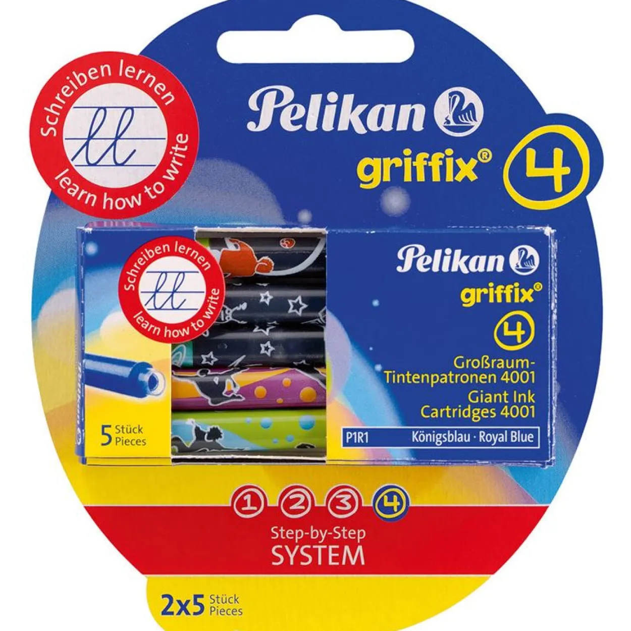 Pelikan griffix Tintenpatronen, auf Blisterkarte