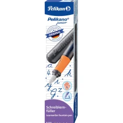 Pelikan o® Junior Patronenfüller antrazit/orange L (für Linkshänder)