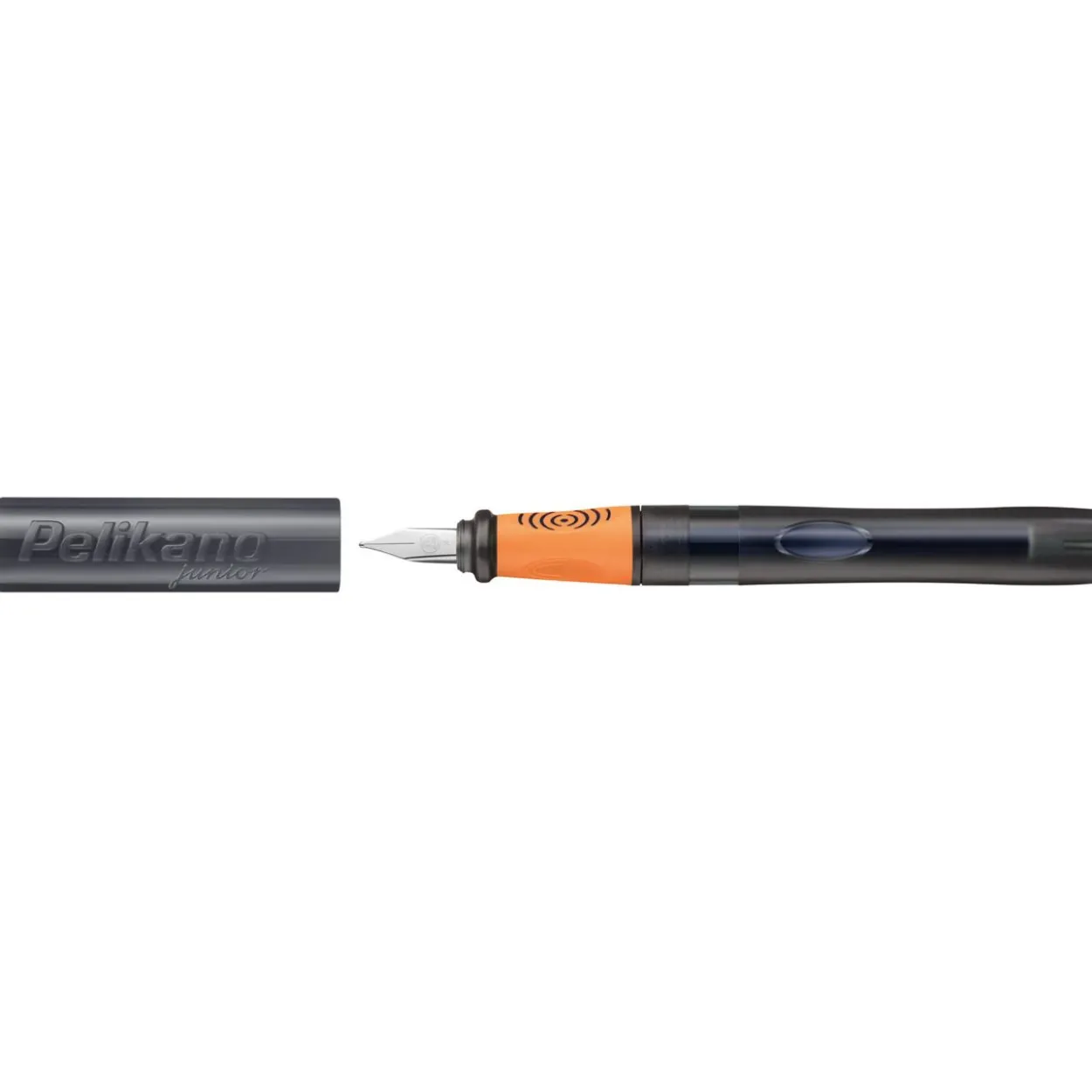 Pelikan o® Junior Patronenfüller antrazit/orange L (für Linkshänder)