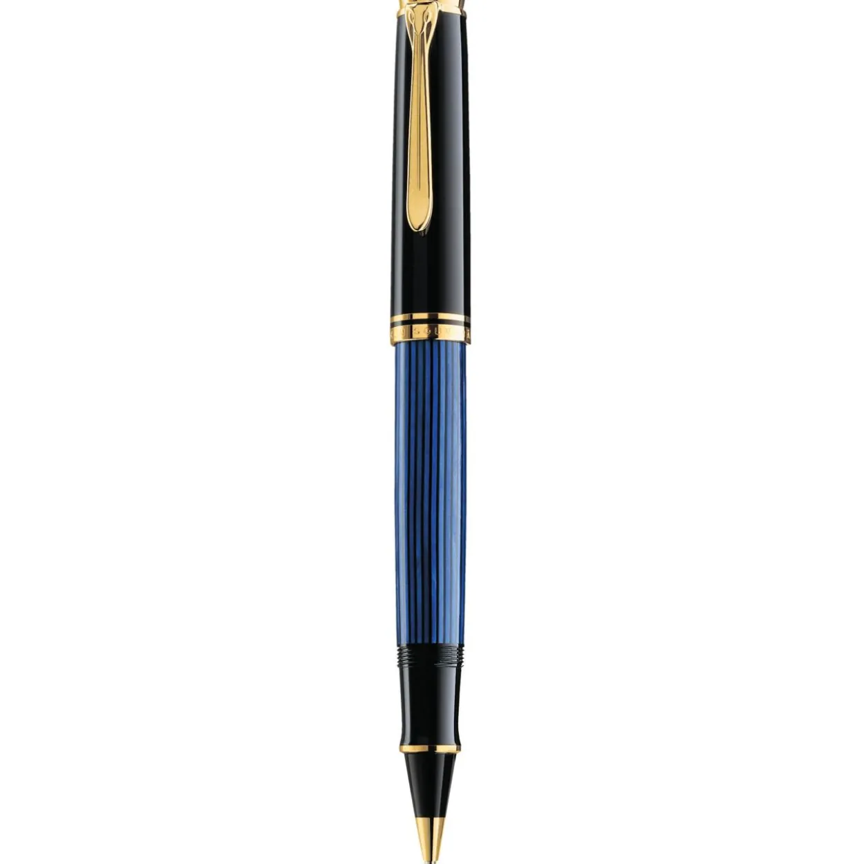 Pelikan Souverän R800 Tintenroller schwarz/blau/gold 0,5 mm, Schreibfarbe: schwarz, 1 St.
