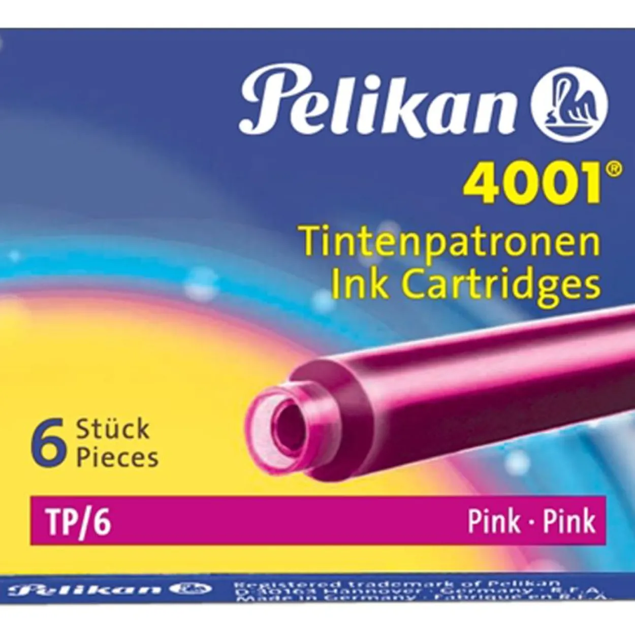 Pelikan Tintenpatronen 4001 TP/6, pink