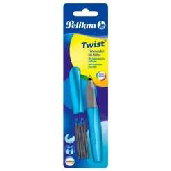 Pelikan Tintenroller Twist R457 Frosted Blue +2P Blist