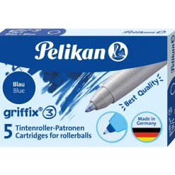 Pelikan Tintenschreiberpatronen T1R/5 blau FSC 5 Stück