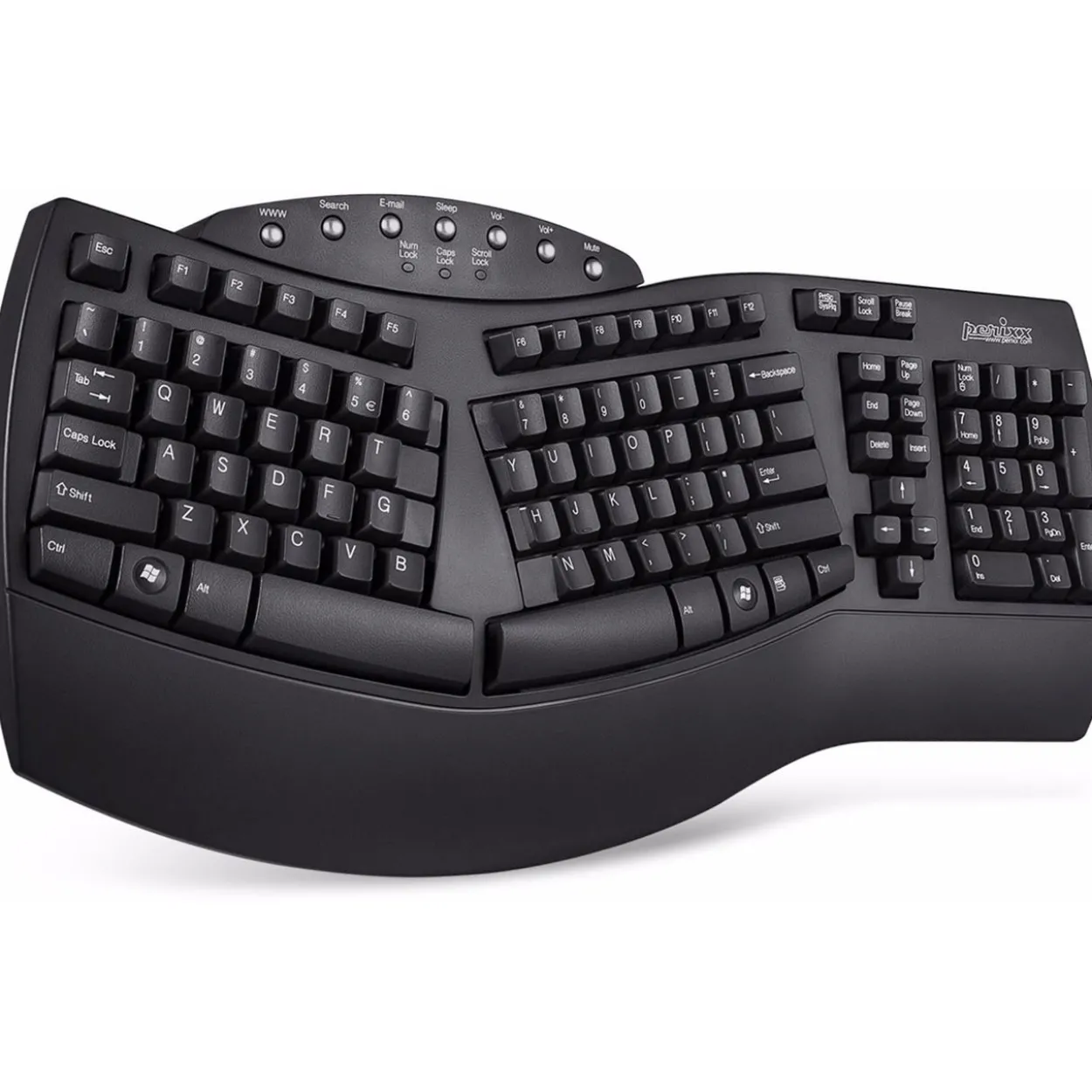 Perixx Periboard-512B USB Deutsch schwarz (kabelgebunden)