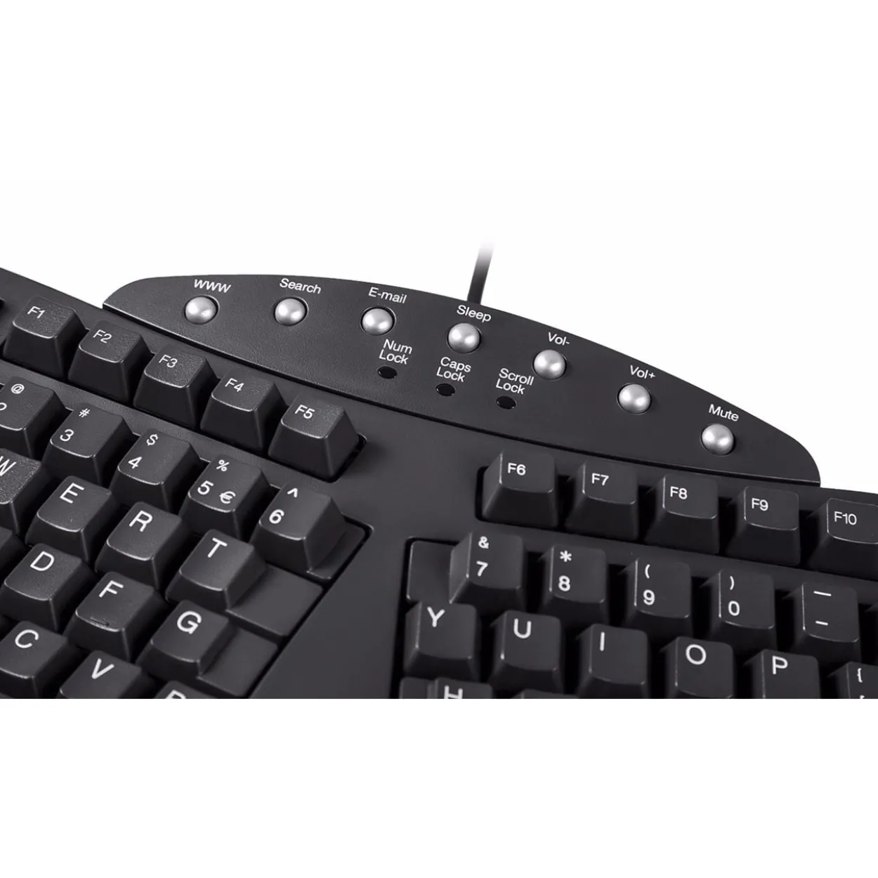 Perixx Periboard-512B USB Deutsch schwarz (kabelgebunden)