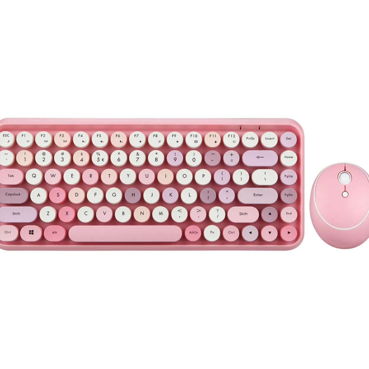 Perixx Periduo 713 Deutsch 2.4 GHz und USB rosa