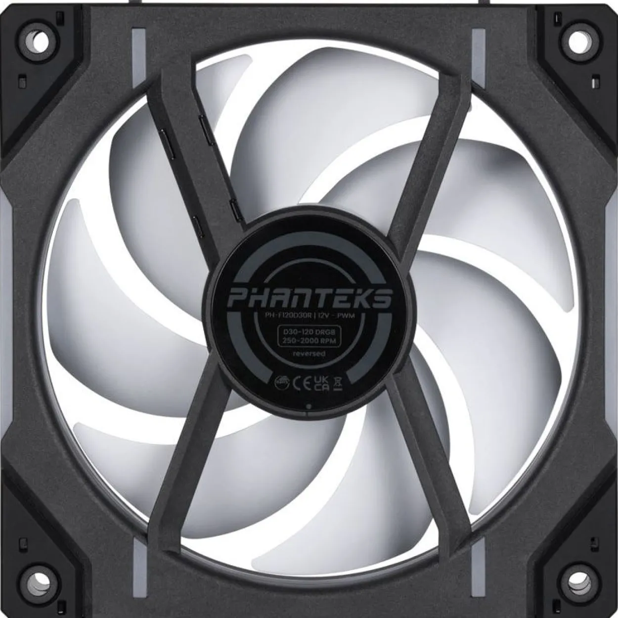 Phanteks D30-120 Reverse D-RGB 120x120x30mm 250-2000 U/min 31.8 dB(A) schwarz