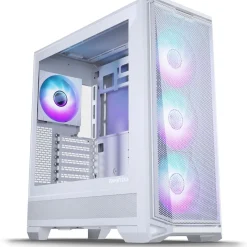 Phanteks Eclipse G400A PC-Gehäuse, Midi-Tower, E-ATX, Tempered Glass, D-RGB - weiß