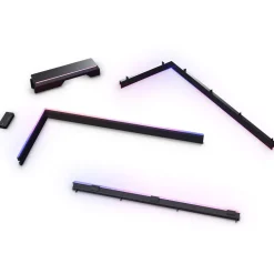 Phanteks NV5 Premium DRGB Kit + Power-Hub, 3x für Außenrahmen, 1x Mainboard Kabel-Cover - schwarz