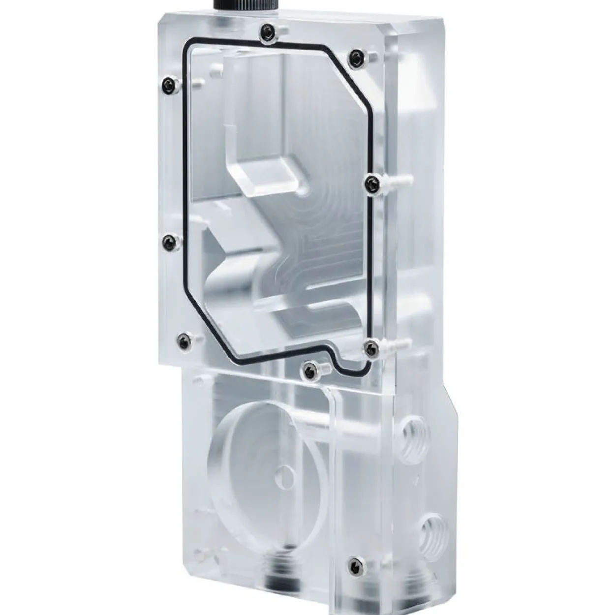 Phanteks R160C Reservoir - transparente Acryl-Backplate, DRGB-LED