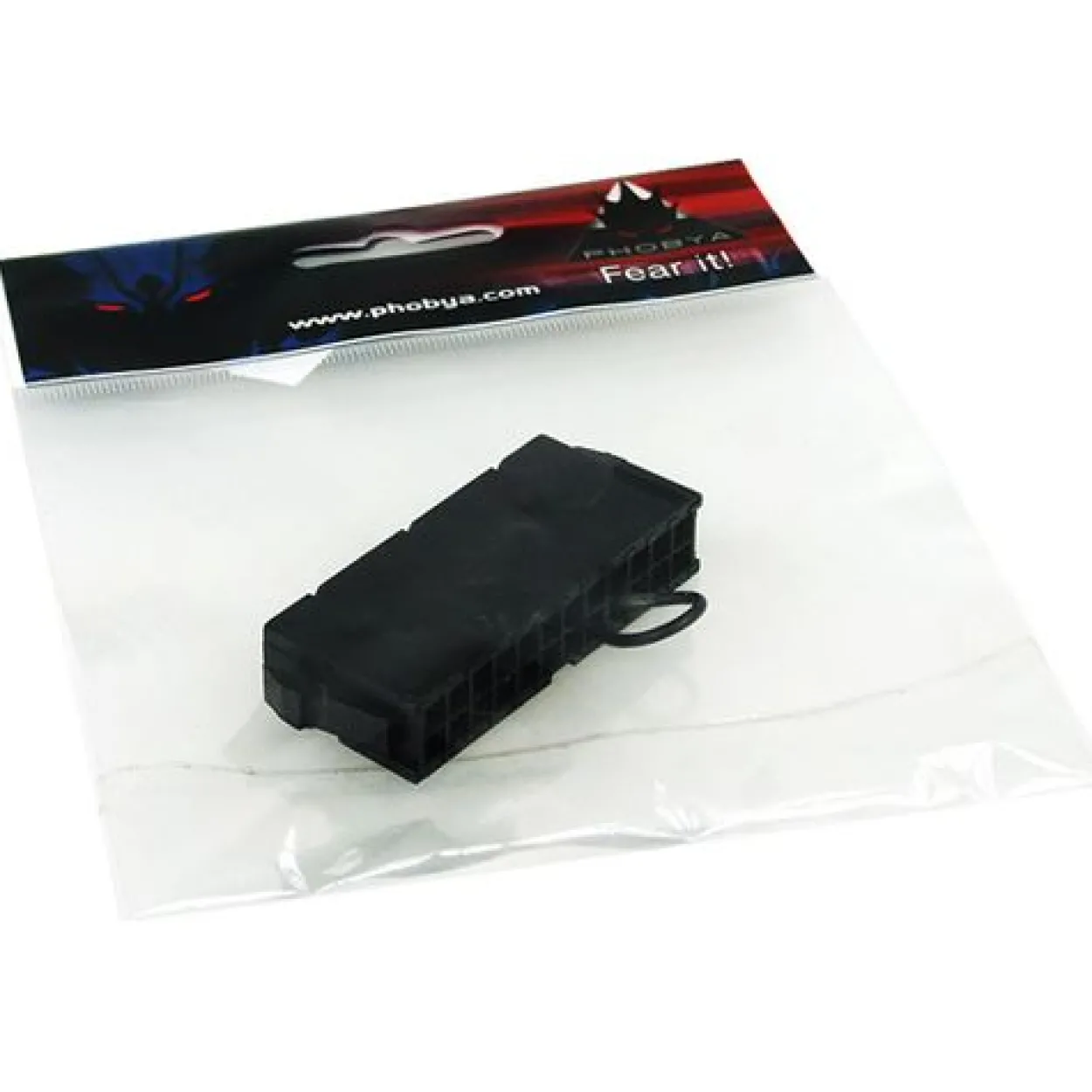 Phobya ATX-Überbrückungsstecker (24 Pin) - Schwarz
