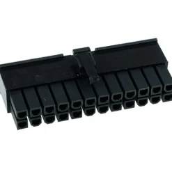 Phobya ATX Power Connector 24Pin Stecker inkl. 24 Pins - Black