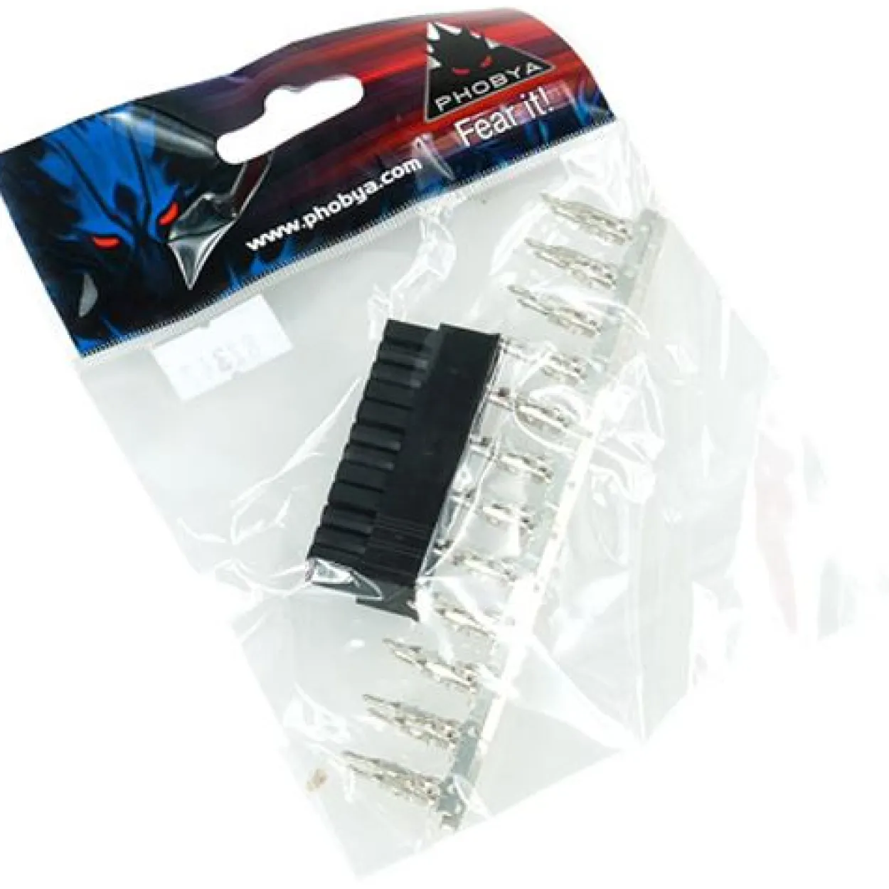 Phobya ATX Power Connector 24Pin Stecker inkl. 24 Pins - Black