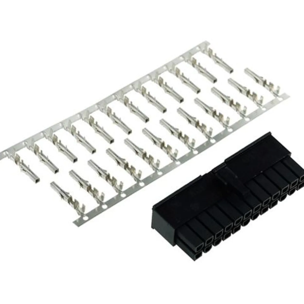 Phobya ATX Power Connector 24Pin Stecker inkl. 24 Pins - Black