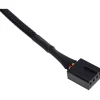 Phobya 4Pin PWM Stecker auf Stecker 30cm - Schwarz