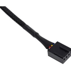 Phobya 4Pin PWM Stecker auf Stecker 30cm - Schwarz