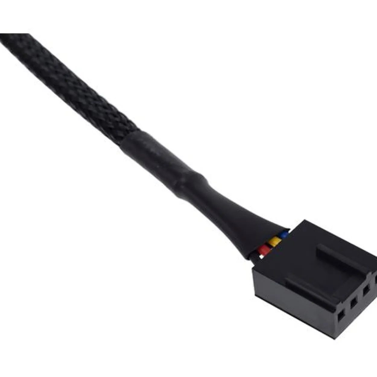 Phobya 4Pin PWM Stecker auf Stecker 30cm - Schwarz