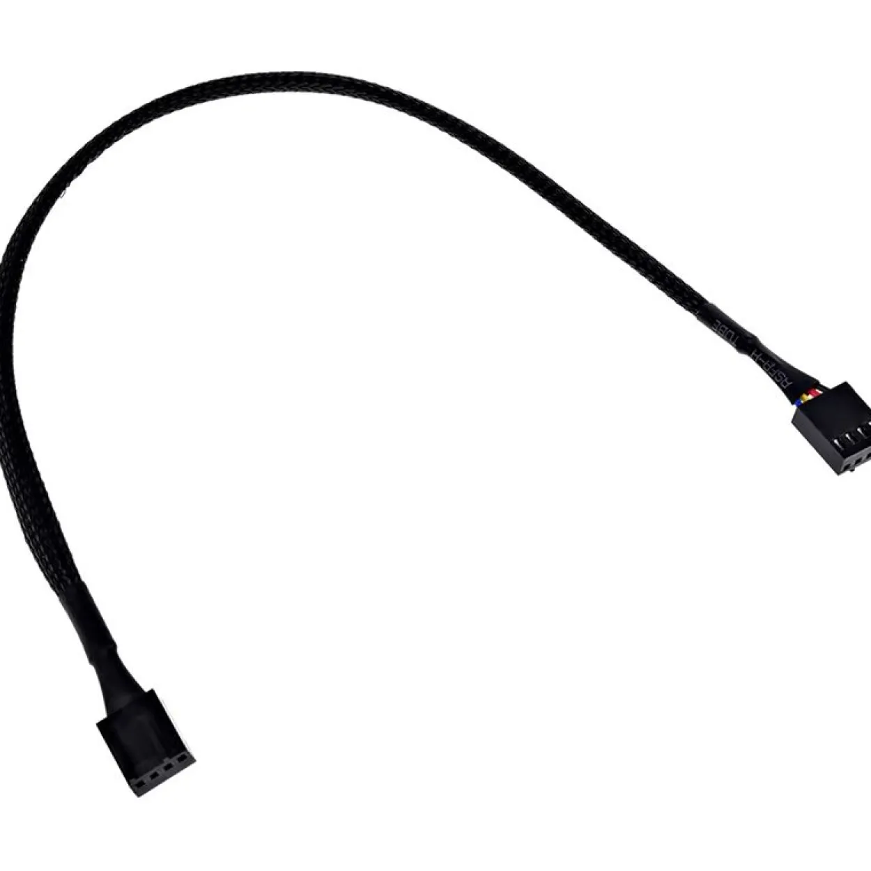Phobya 4Pin PWM Stecker auf Stecker 30cm - Schwarz