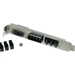 Phobya Slotblende 4Pin Molex & 3x 3Pin Lüfterstecker