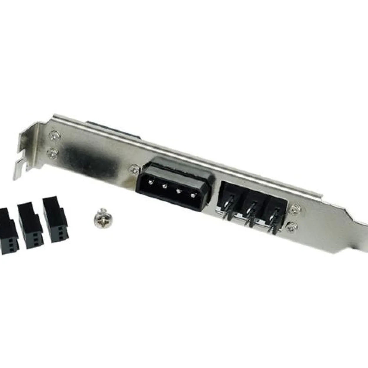 Phobya Slotblende 4Pin Molex & 3x 3Pin Lüfterstecker