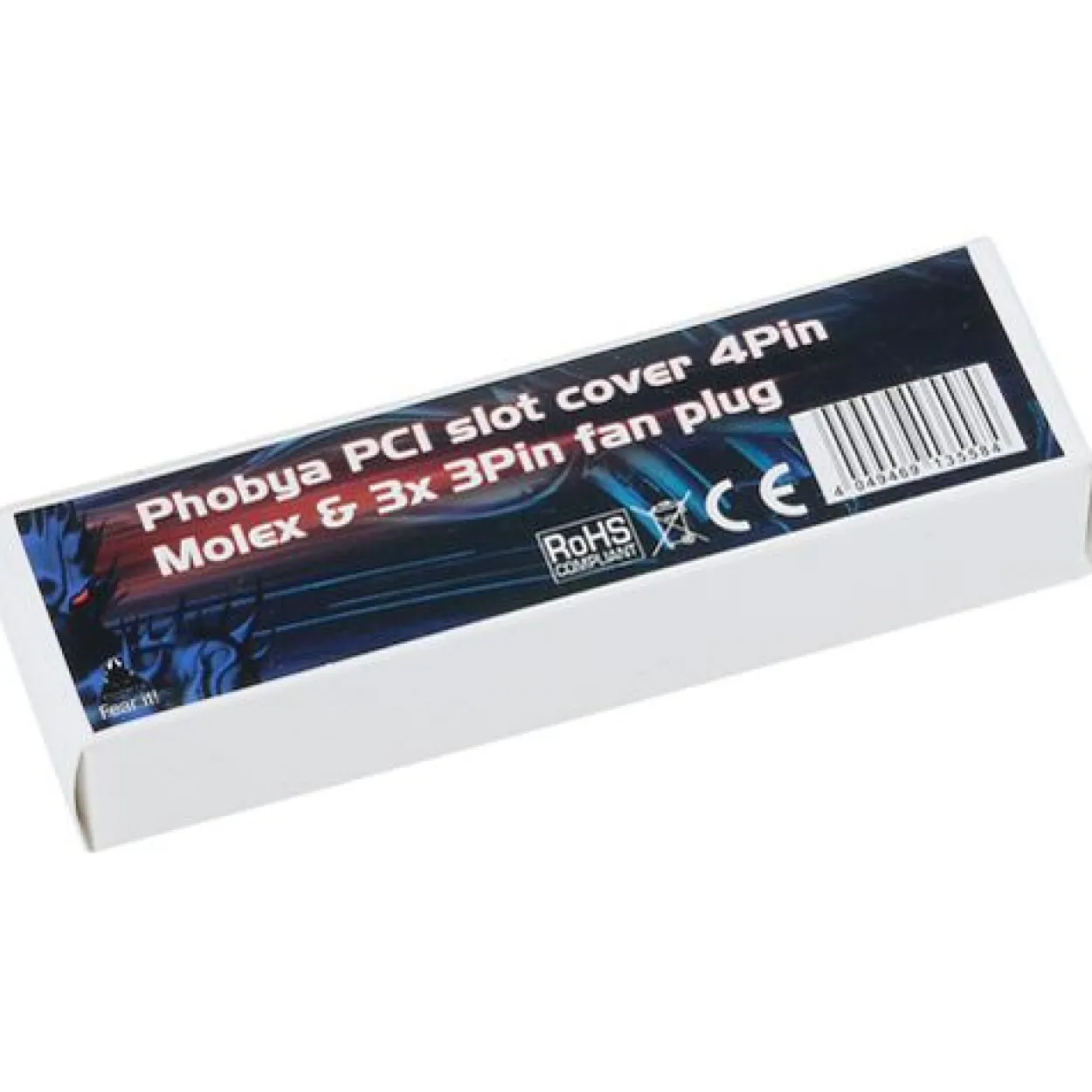 Phobya Slotblende 4Pin Molex & 3x 3Pin Lüfterstecker