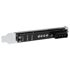 Phobya Slotblende 4Pin Molex & 3x 4Pin PWM Lüfterstecker