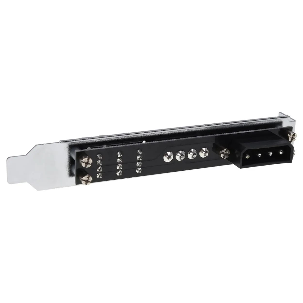 Phobya Slotblende 4Pin Molex & 3x 4Pin PWM Lüfterstecker