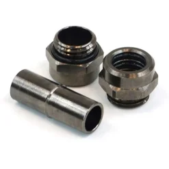Phobya Variabler SLI/Crossfire Verbindungsnippel G1/4" - 1 Slot - black nickel