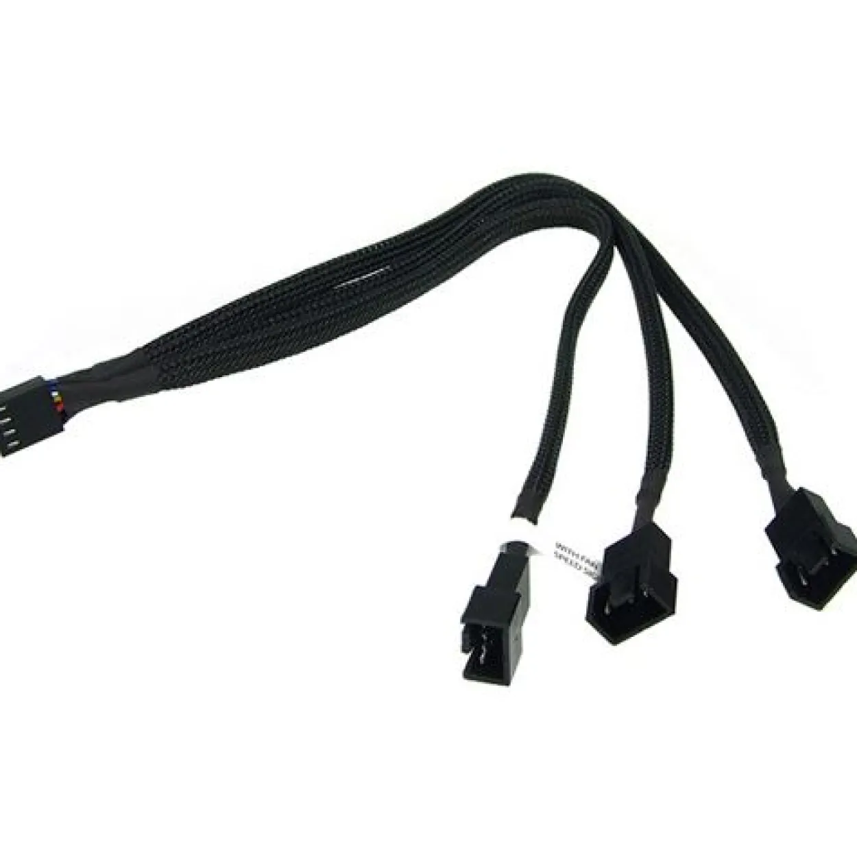 Phobya Y-Kabel 4Pin PWM auf 3x 4Pin PWM 30cm - Schwarz