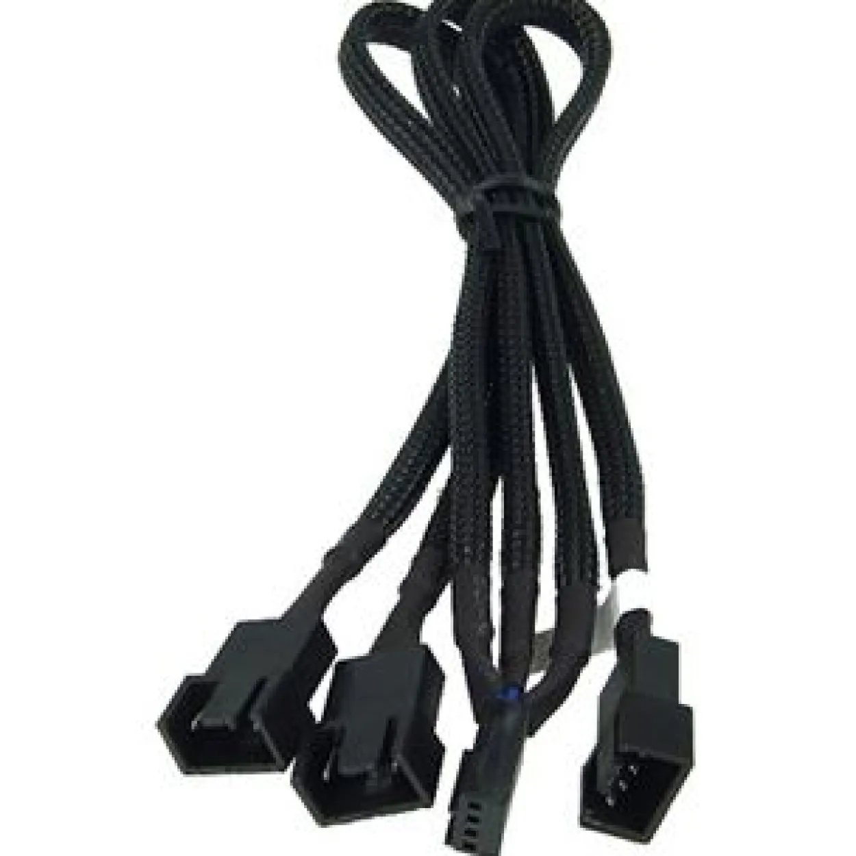 Phobya Y-Kabel 4Pin PWM auf 3x 4Pin PWM 30cm - Schwarz