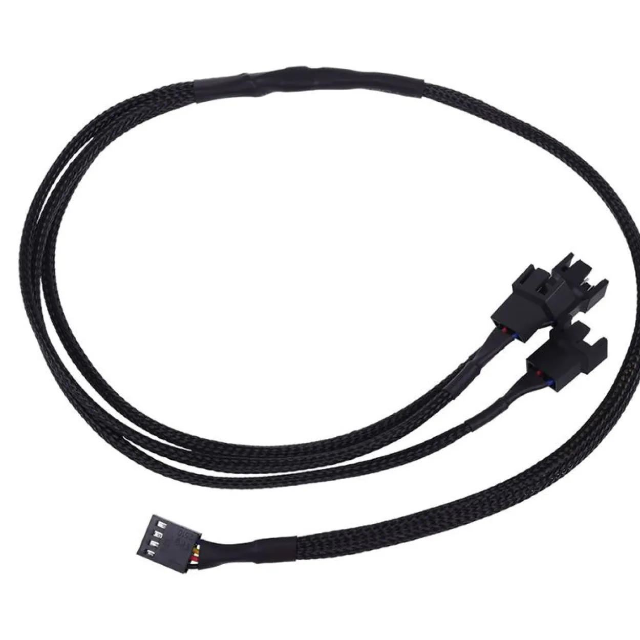 Phobya Y-Kabel 4Pin PWM auf 3x 4Pin PWM 60cm - Schwarz