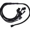 Phobya Y-Kabel 4Pin PWM auf 9x 4Pin PWM 60cm - Schwarz