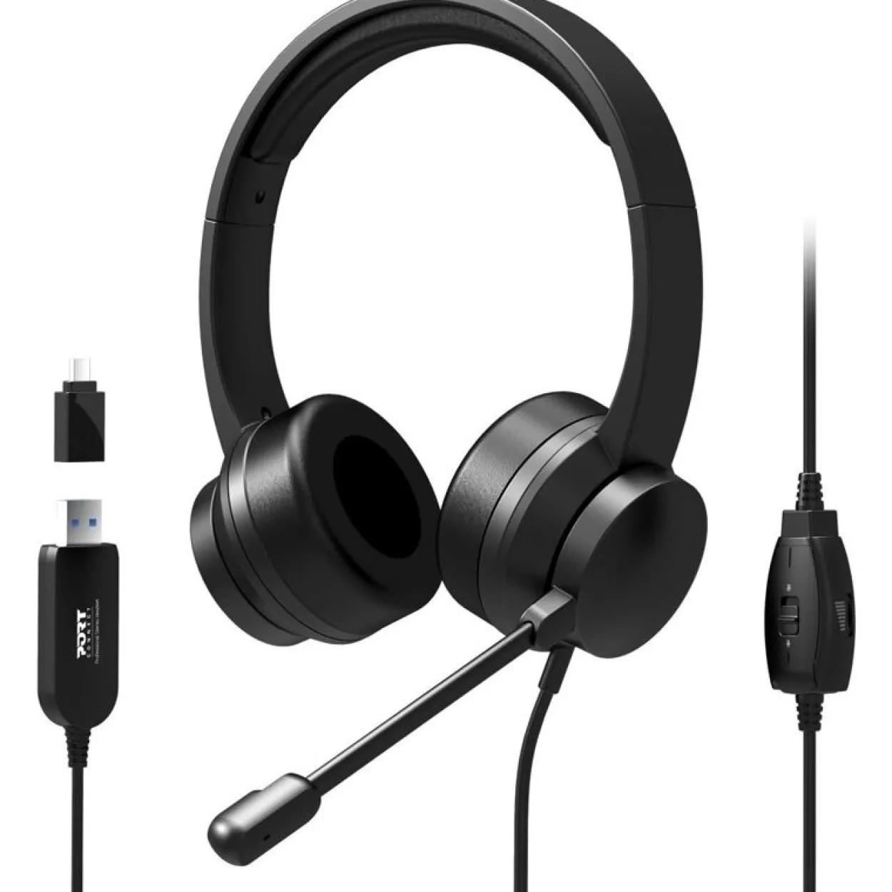 Port HEADSET COMFORT OFFICE USB + MIC