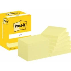 Post-it Haftnotizen 657 gelb 12 Blöcke